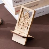 Wooden phone stands for urban cultural and creative products, small gifts, ornaments and souvenirs for travel in Beijing, Shanghai, Qingdao and Hangzhou Specification image